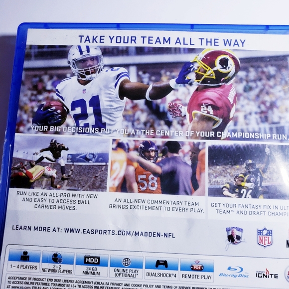 Madden 17 EA Sports NFL Game. PS4 - Picture 9 of 16